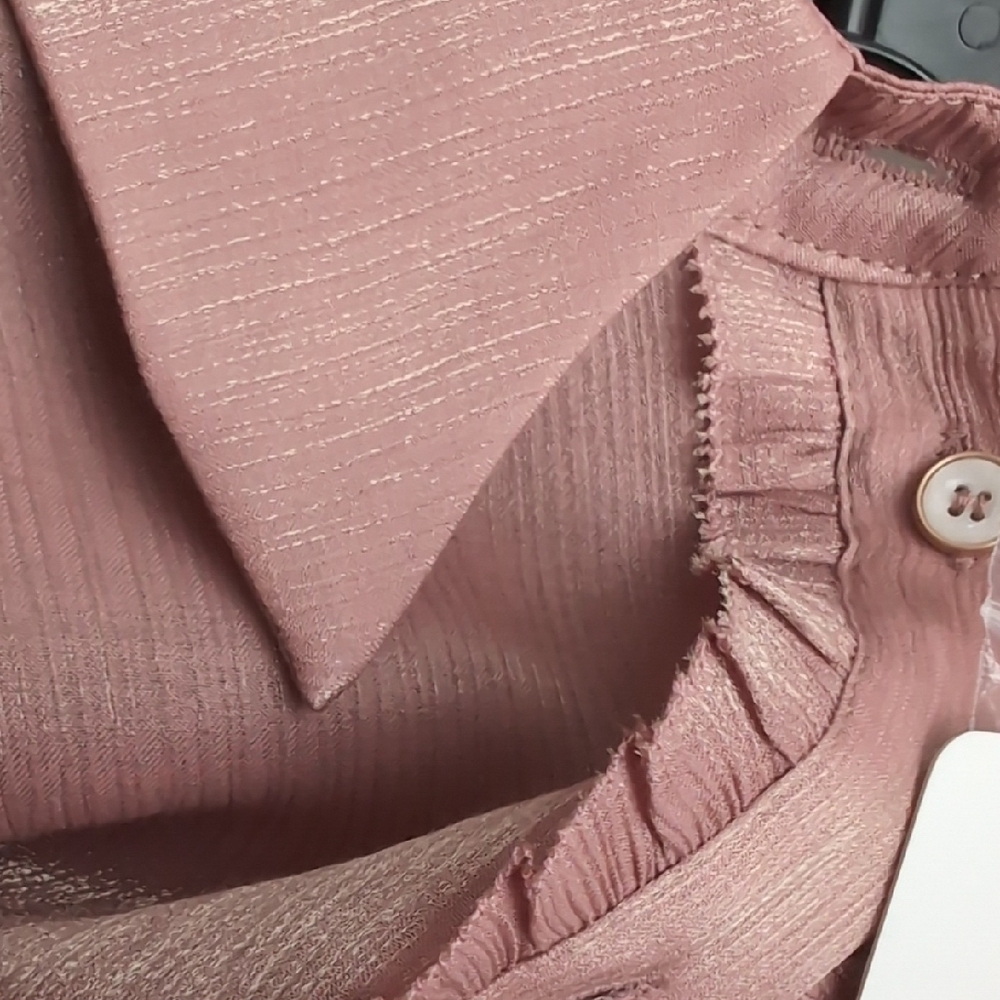 Fate Blush Pink Ruffle Blouse - Picture 12 of 13